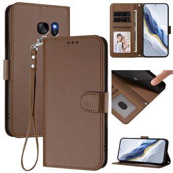 Capa com Carteira FLOODKING para Samsung Galaxy S7 | Fecho Magnético | RFID | Carregamento Sem Fios | Castanho - 1