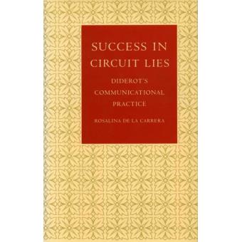 Success in Circuit Lies - Diderot's Communicational Practice - Hardback - 1991 - 1