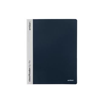 Classificador Ambar Clip File PP A.Polip Preto - 1