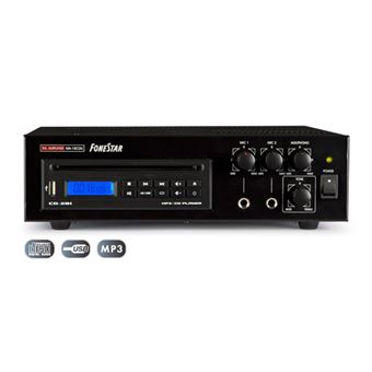 Amplificador PA Fonestar 27W 12V 230V MA18CDU