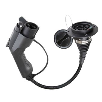 Adaptador e Transformador Extralink Adaptador de carregador para automóvel Adaptor EU para US BS-EVSC004 para BS-EVP001-L32A | Preto - 1