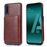 Capa Magunivers | PU + TPU com suporte e vários titulares de cartão Castanho para Samsung Galaxy A50/A50s/A30s_1