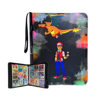 Álbum Pokémon TCG V-REEL | Couro PU com Zíper | 900 Cartas | HLX-033 - 1