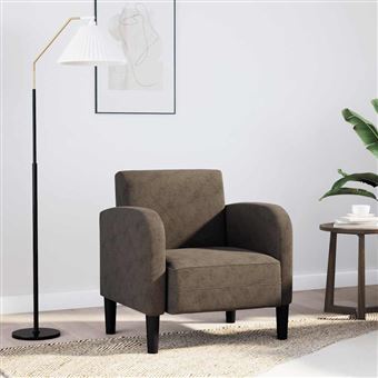 Poltrona com apoios de braços vidaXL | 54 cm | couro artificial - 1