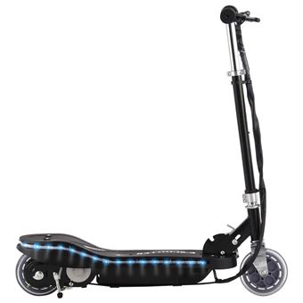 Trotinete/scooter elétrica com LEDs vidaXL | 120W | Preto - 1
