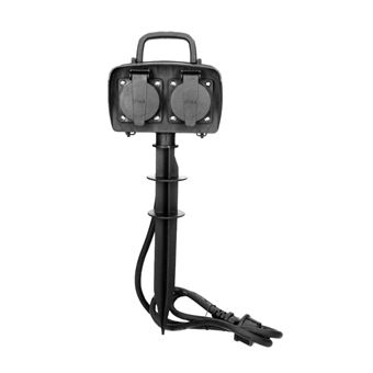 Tomada Dupla para Jardim Orno - OR-AE-13138(GS) - 1