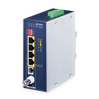 Recetor e Transmissor de Rede PLANET IVC-234GPT | Alumínio, Azul - 1
