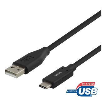 Cabo Usb Deltaco USBC-1005M | Preto - 1