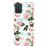 Capa Hapdey para Samsung Galaxy A71 | Silicone Flexível em TPU | Design Ilustração botânica florescendo, rosas cor de rosa - Transparente_0