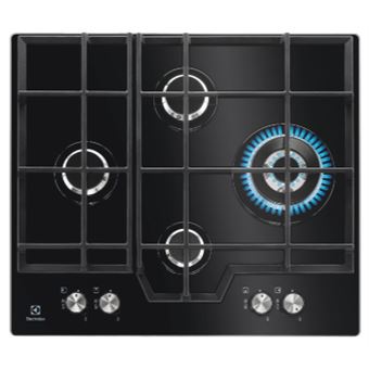 Placa a Gás Electrolux KGG6456K | 59.5 cm | 4 Zonas | Preto - 1