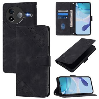 Capa ZURSANA para Xiaomi Poco F7 Pro 5G | Flip | Couro PU | À Prova de Choque | Suporte Dobrável | Fecho Magnético | Preto - 1