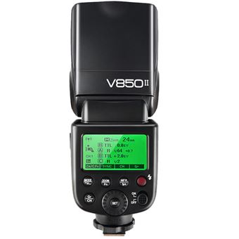 Flash Godox Speedlite V850II | 2.4G | 60GN | 1/8000S | Compativel com Canon Nikon Sony Pentax Olympus Panasonic - Preto - 1