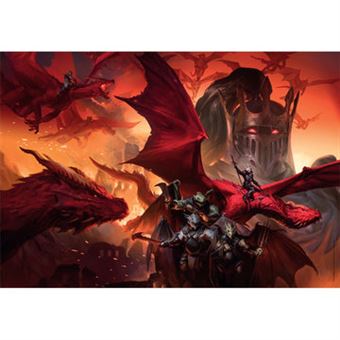 Puzzle Clementoni Dinossauro, Dragão Dungeons & Dragons | 1000 Peças - 1