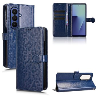 Capa FOXDOCK para Samsung Galaxy Z Fold7 | Fecho Magnético | TPU Macio | Compartimentos para Cartões | Azul - 1