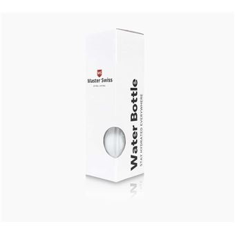 Garrafa de Água Master Swiss | Vidro | Branco - 1