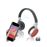 Fones de Ouvido IE Sem Fio com Rádio e Sd Duet Vermelho_3