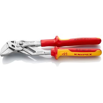 Alicate Deslizante Knipex 86 06 250 | Vermelho, Amarelo - 1