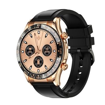 Smartwatch DAM E18 Pro com Monitor de Pressão Arterial e O2 | 15 Modos Desportivos |  NFC - Dourado - 1