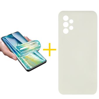 Pack 1 x Película de Hidrogel + Capa Accetel Samsung Galaxy A23 5G Silicone Líquido - Sand - 1