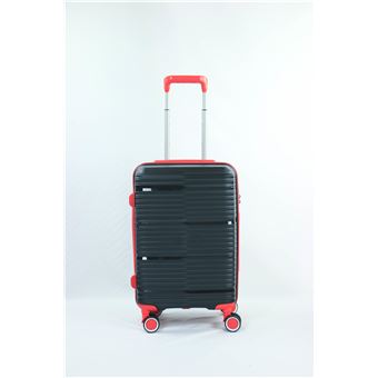 Mala de Cabine Chuvmar | Polipropileno | 22x38x55cm | 37L | Preto/Vermelho - 1