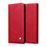 Capa PU cavalo louco auto-absorvido vintage vermelho para Samsung Galaxy A50_0