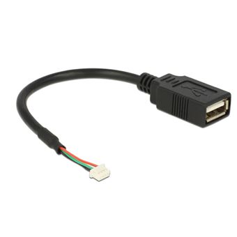 Cabo USB DeLOCK 84834 0.15m USB A Preto