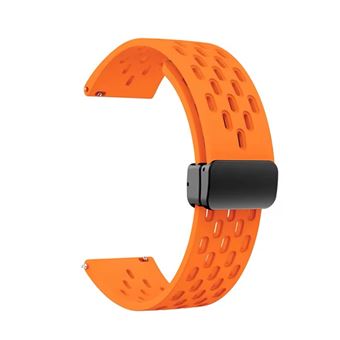 Bracelete MagneticBreathSilicon Phonecare para Garmin Vivomove Trend | Laranja - 1
