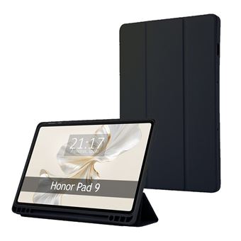 Capa flip TUMUNDOSMARTPHONE inteligente para Honor Pad 9 | preta - 1