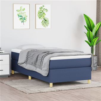 Estrutura de cama com molas vidaXL | 80x200 cm | azul - 1