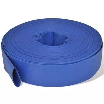 Mangueira Plana à Pressão Varan Motors flathose3-50M | PVC | 76,2 mm (3'') | Enrolável | 50 m - Azul - 1