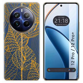 Capa de silicone TUMUNDOSMARTPHONE para Realme 12 Pro 5G / 12 Pro Plus 5G | transparente desenhos deixa - 1