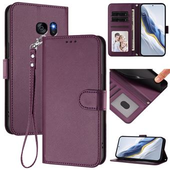 Capa com Carteira FLOODKING para Samsung Galaxy S7 | Fecho Magnético | RFID | Carregamento Sem Fios | Roxo - 1