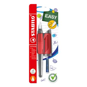 Caneta de Tinta Permanente STABILO EASYbuddy | Coral, Vermelho - 1