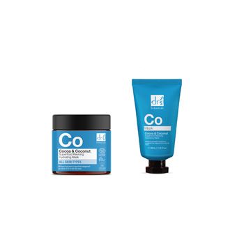 Máscara Hidratante Revitalizante Dr Botanicals | de Cacau e Coco (NF) + 2 | para revitalizar a pele | 30ml+60ml - 1