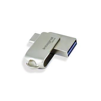 Unidade de Memória Usb Integral INFD32GB360CDL3.0 | Prateado - 1