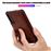Capa Magunivers | PU + TPU gato e abelha com muleta e titular do cartão Castanho para Samsung Galaxy A50/A50s/A30s_1