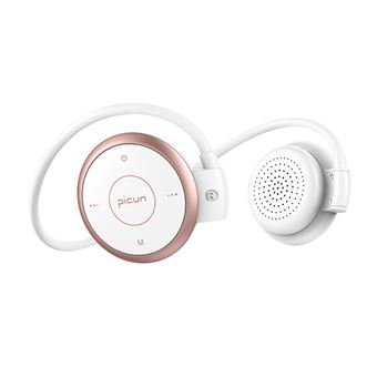 Auscultadores Desporto Bluetooth Magunivers PICUN T6 Gancho com Microfone Dourado