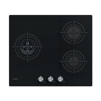 Placa a Gás Candy Moderna CSG63B4PB | 59.5 cm | 3 Zonas | Preto - 1
