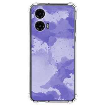 Capa TUMUNDOSMARTPHONE de silicone à prova de choque para Motorola Moto G35 5G Desenho em aquarela 01 Desenhos - 1