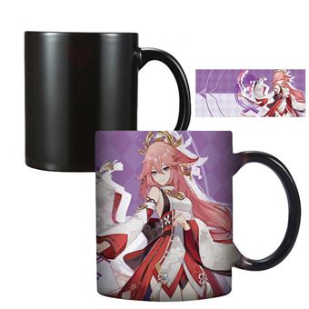 Caneca Termosensível Good Deal Genshin Impact S05 roxo 8.2x9.5cm - 1