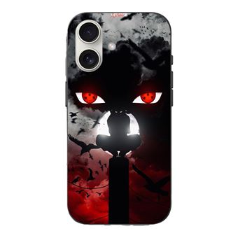 Capa Maniacase para Iphone 16 Plus itachi uchiwa naruto anime art - 1