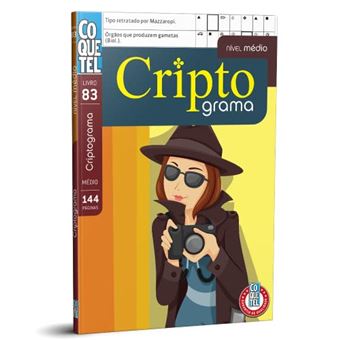 Livro Coquetel Criptograma Nível Médio Ed 83 - 1