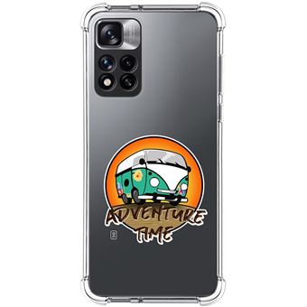Capa Tumundosmartphone de silicone anti-choque para Xiaomi Redmi Note 11 Pro+ Plus 5G desenhos de design Adventure Time - 1