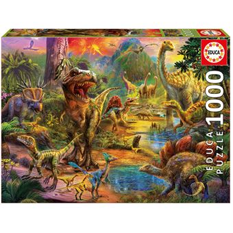 Puzzle Educa Dinossauro 17655 | 1000 Peças - 1