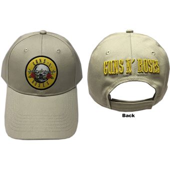 Baseball Cap Rock Off Guns N Roses - Circle Logo [BASEBALL CAP] - Bege - 1