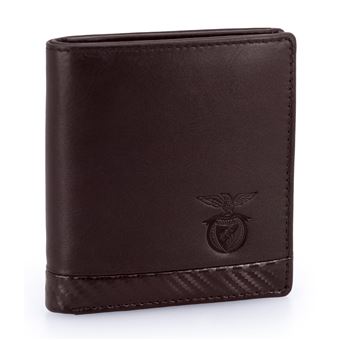Porta-Cartões / Porta-Moedas SL Benfica | Carbono | Castanho - 1