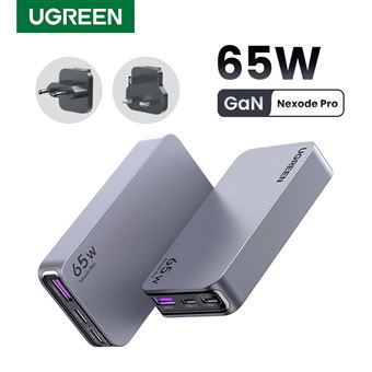 Carregador de Dispositivos Móveis Ugreen Nexode Pro 65W GaN Travel Charger - 1