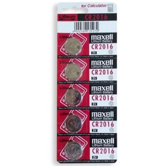 Pilha Maxell - 5X Pilha Litio 3,0V Cr2016 - 1