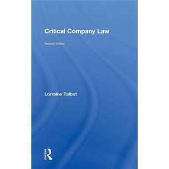 Critical Company Law - 1