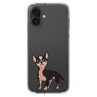 Capa de silicone TUMUNDOSMARTPHONE anti-choque para iPhone 16 Plus (6.7) | Design Dogs 05 - 1